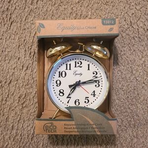 La Crosse Eco Tech Keywind Analog Clock